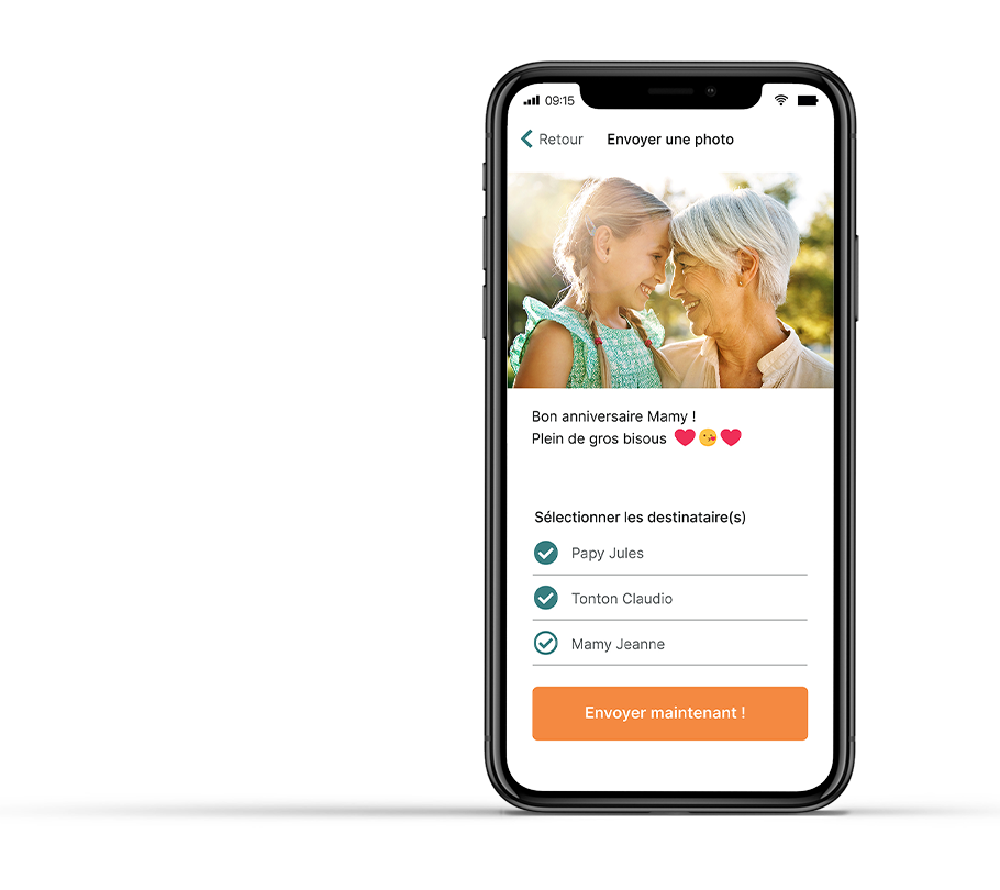 Application mobile Visioframe